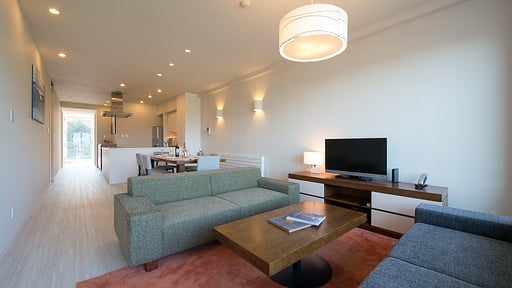 Niseko Landmark View Three Bedroom Deluxe Living room