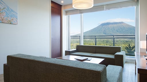 Niseko Landmark View Two Bedroom Premium Living room