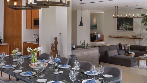 Noku Beach House Dining area