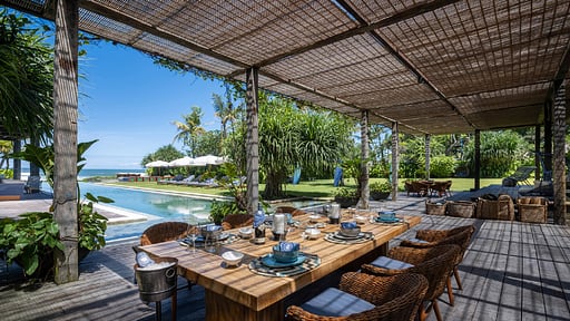Noku Beach House Dining area