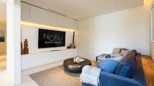 Noku Beach House Media room