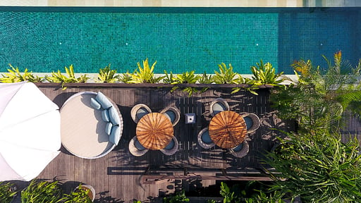 Noku Beach House Drone pictures