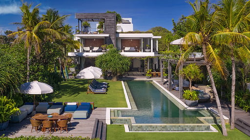 Noku Beach House Drone pictures