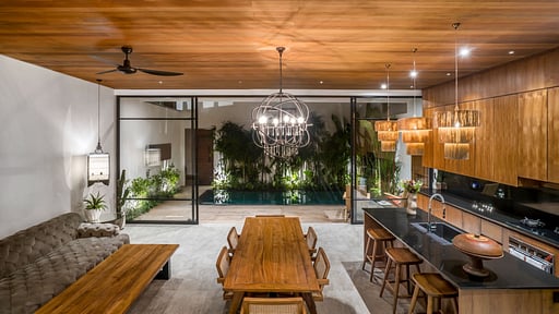 Villa Nusantara Loft Alor Living room
