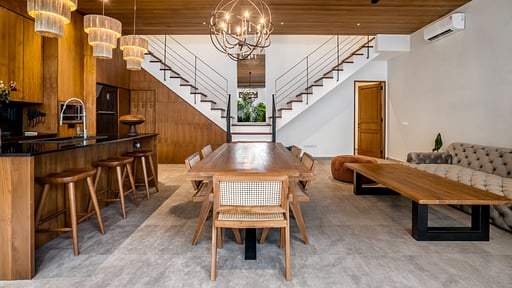 Villa Nusantara Loft Alor Kitchen