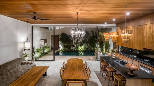 Villa Nusantara Loft Savu Living room