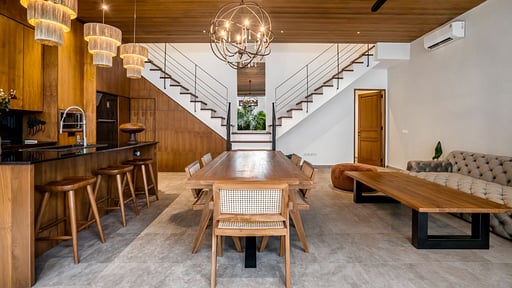 Villa Nusantara Loft Savu Living room