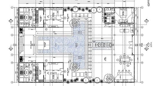Nyaman Villa 4 Floor plan