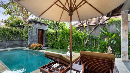 Nyuh Bali Villas Honeymoon Suite Swimming pool