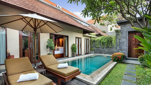 Nyuh Bali Villas Honeymoon Suite Swimming pool