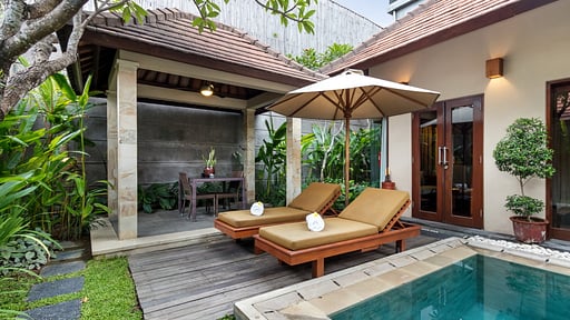 Nyuh Bali Villas Honeymoon Suite Swimming pool
