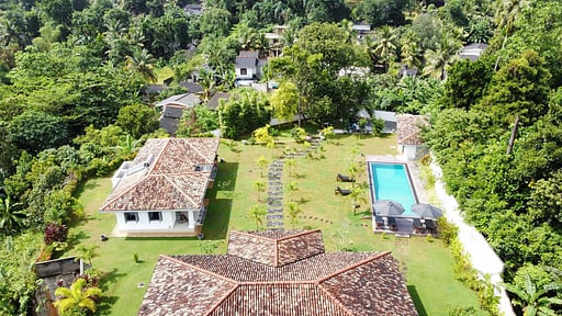 Oak Tree Villa Drone pictures