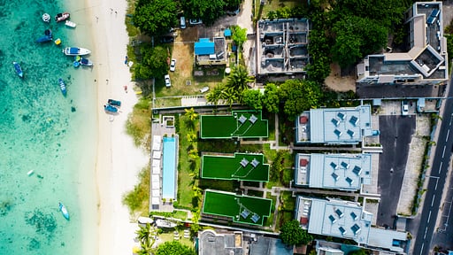 O'biches Beachfront Apartment Drohnen-Bilder