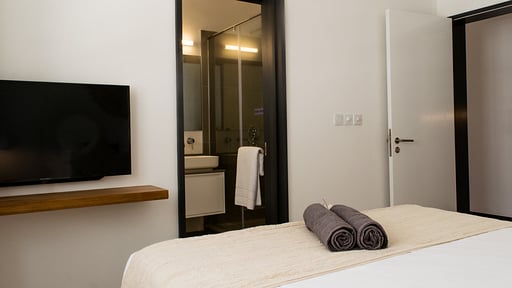 O'Biches Deluxe Apartment Slaapkamer 1