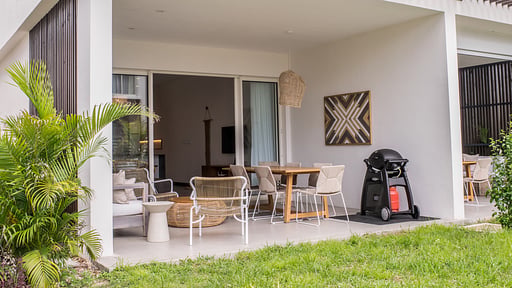 O'Biches Deluxe Apartment Terras/Veranda