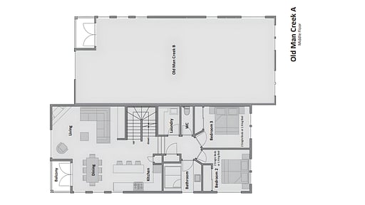 Old Man Creek A Floor plan