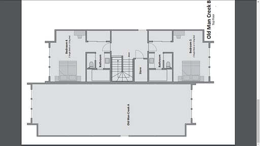 Old Man Creek B Floor plan