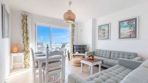 On the beach Voramar Living room