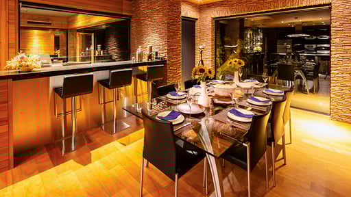 One Happo Chalet Dining area