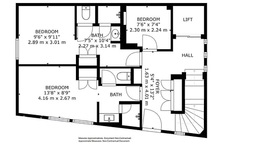 Chalet Ours Noir Grundriss