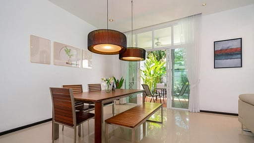 Oxygen Bangtao Villa A3 Dining area