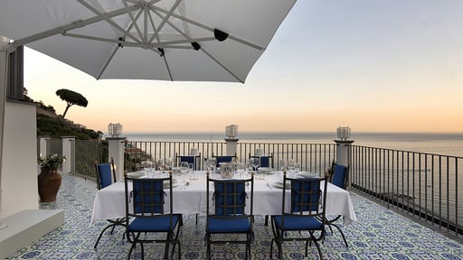 Palazzo Della Storia Dining area