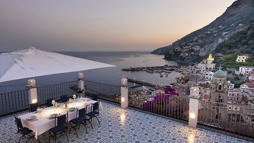 Palazzo Della Storia Dining area