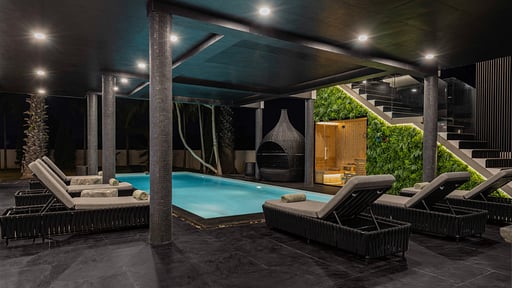 Palm Villa Zwembad 1