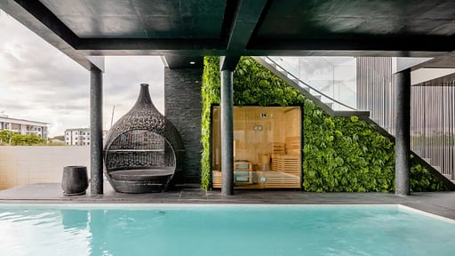 Palm Villa Zwembad 1