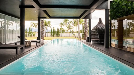 Palm Villa Zwembad 1