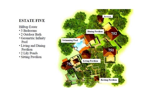 Pangkor Laut Estate Five Floor plan