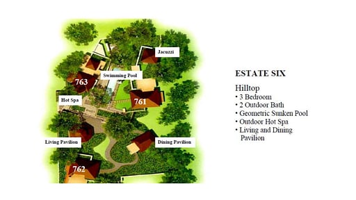 Pangkor Laut Estate Six Floor plan