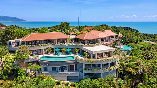 Panorama Summit Villa Drone pictures