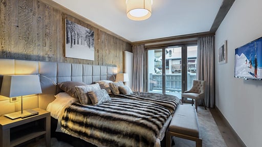 Apartment Panoramic Carré Blanc Schlafzimmer 1