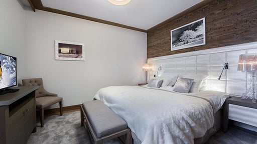 Apartment Panoramic Carré Blanc Schlafzimmer 3