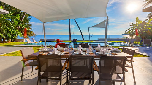 Paradis Blanc Zona pranzo