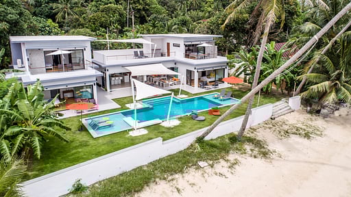 Paradis Blanc Foto drone