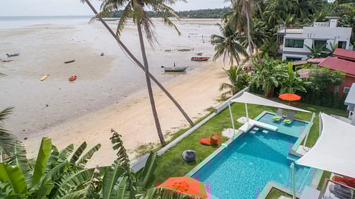 Paradis Blanc Foto drone