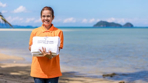 Paradis Blanc Villa staff