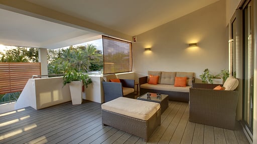 Paradise Beach Penthouse Terrasse/Veranda