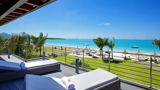 Paradise Beach Penthouse Terrasse/Veranda