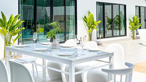 Paradise Samui Villa Zona pranzo