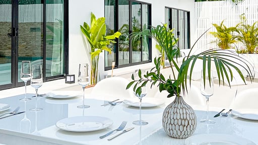 Paradise Samui Villa Zona pranzo