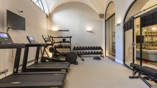 Pazzi Penthouse Luxury Apartment Fitnessraum