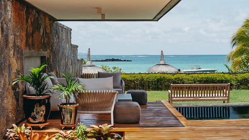 Peninsula Beach Villa Terrasse/Veranda