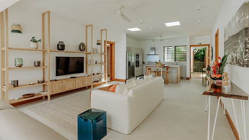 Peninsula Beach Villa Wohnbereich