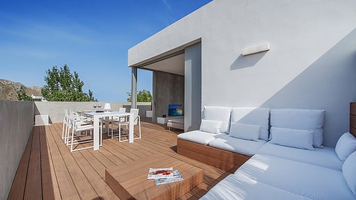 Penthouse Dalias Обеденная зона