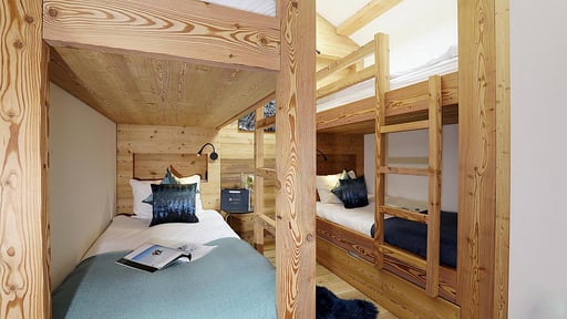 Penthouse le Grizzli Bedroom 4