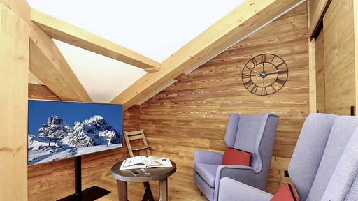 Penthouse le Grizzli Media room