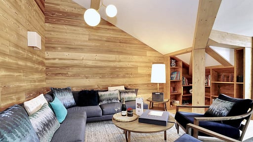 Penthouse le Grizzli Living room